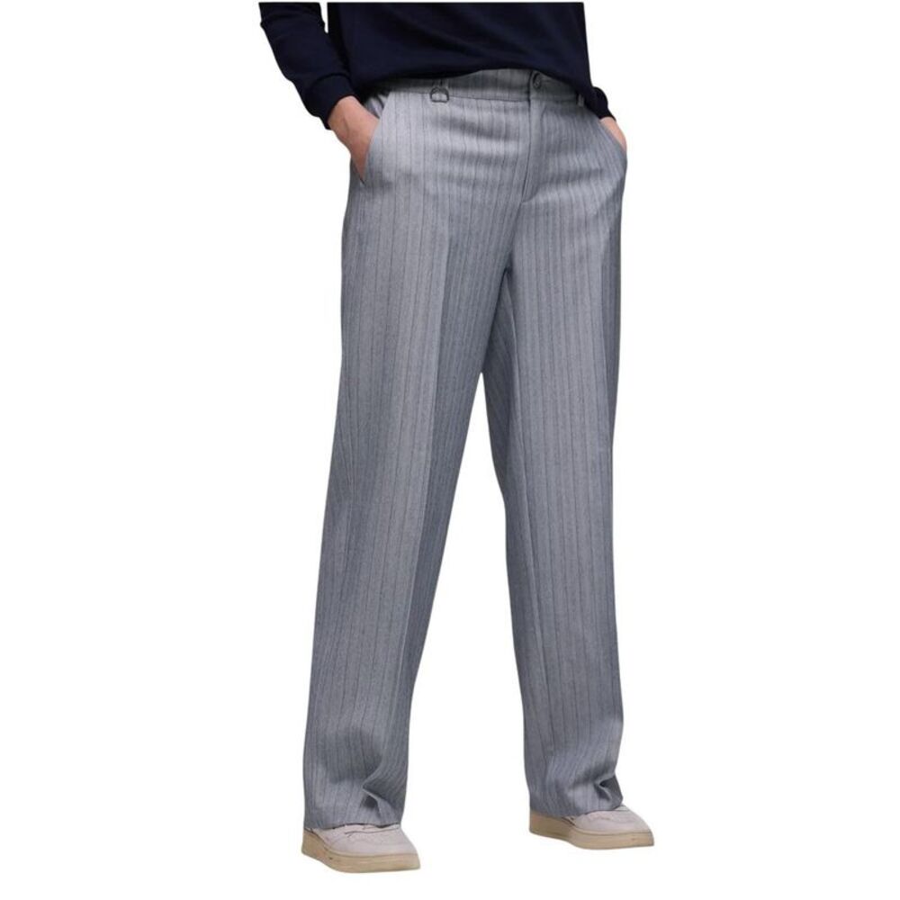 Street One Blue Polyester Casual Women's Pants